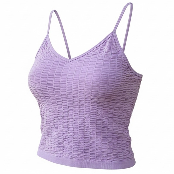 feathers Tops - feathers Lavender Smocked Cami